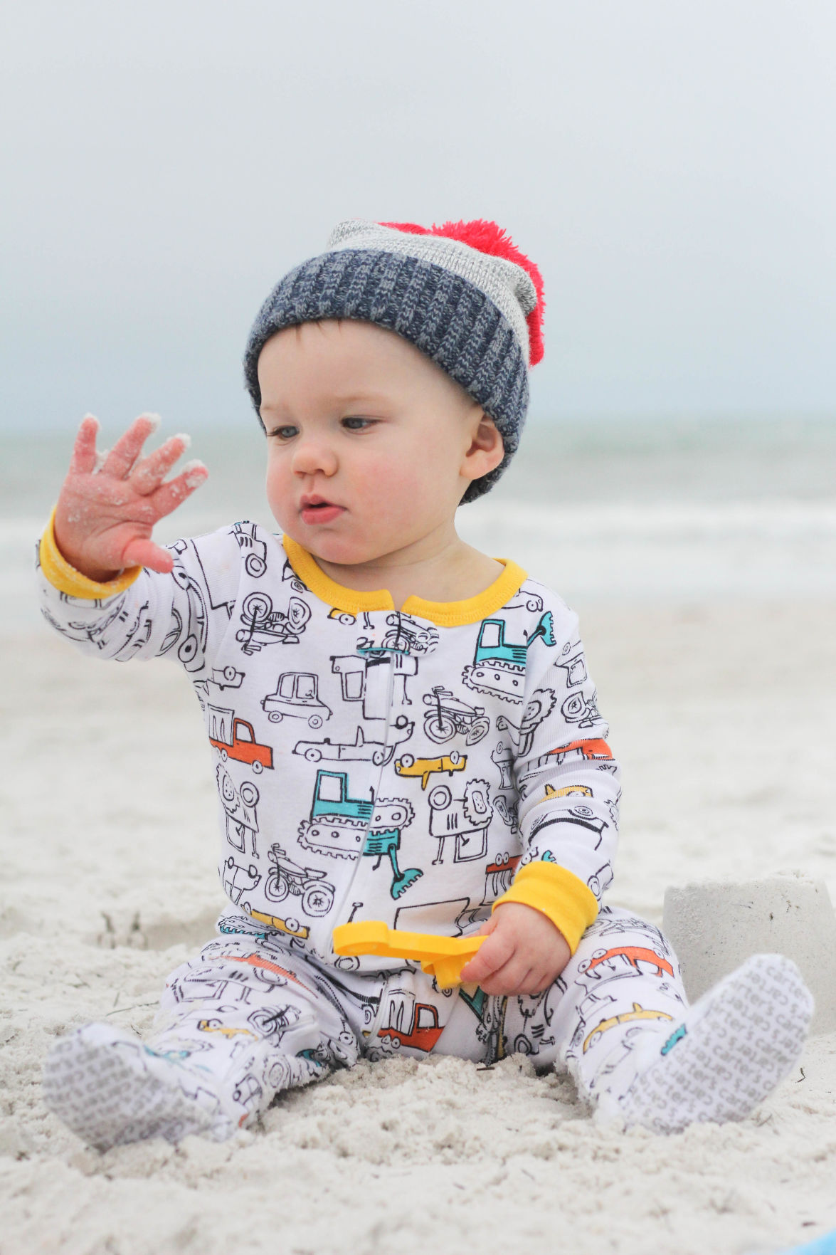 Take 5: Bennett plays in the sand